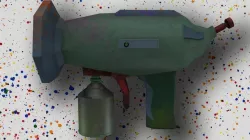 Toy Sci-Fi Paint Gun Low-poly  3D model