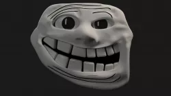 TrollFace 3D model