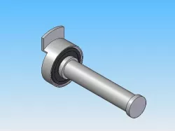 Ultimaker 2 Filament Holder (With bearing)