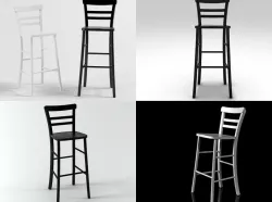V  S  3D model
