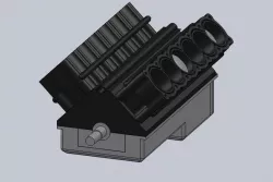 V12 Engine lower assembly