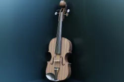 Violin Low-poly  3D model