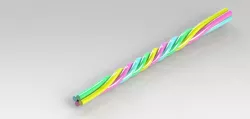Wire bundle Twisted