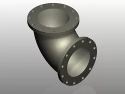 10" Diameter- 90 degree Elbow Pipe Fitting