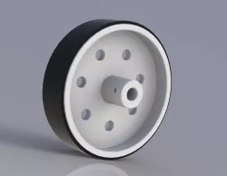 2.6 in Plastic Wheel