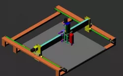  3 axis CNC mill 1000 x 1200 x 100