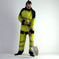 3D Scan Man Worker Safety 014 3D model