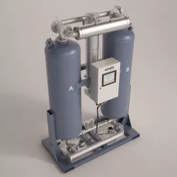 AD 480 Heated purge desiccant air dryer 3D model