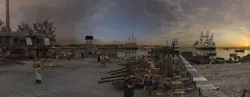 Ancient port 3D model