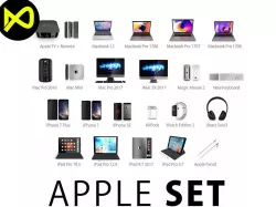 Apple Complete Set 2017 3D model