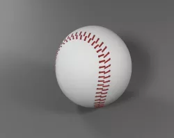 Baseball 3D model