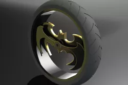 Batman Chopper Wheel