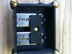 Battery Box, chasis mount, double 9v battery