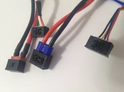 Battery connector caps