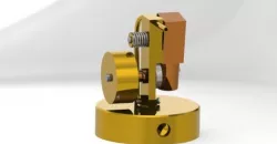 Bijou Model Engine Assembly with Moving Components