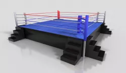 Boxing Ring Low-poly  3D model