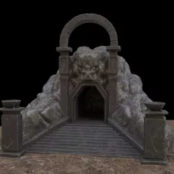 Cave-Entrance 3D model