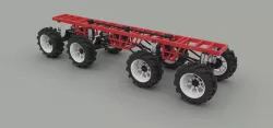 Chassis 8x8 3D model