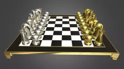 Chess set 3D model