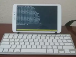 Clip-on Tablet Stand for a Bluetooth Keyboard