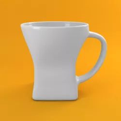 Coffee Tea Cup 004 - High Poly 3D model