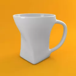 Coffee Tea Cup 005 - High Poly 3D model