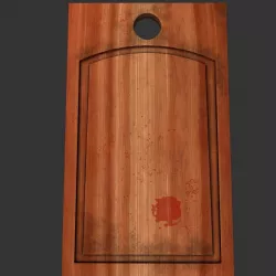 cutting board 3D model