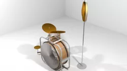 Drum Set - Classic 3D model