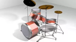 Drum Set - Modern 3D model