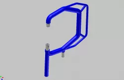 English wheel frame