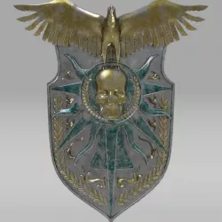Fantasy shield 3D model