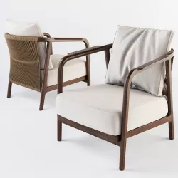 Flexform Crono armchair 3D model