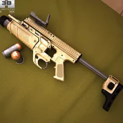 FN Scar MK13 EGLM 3D model