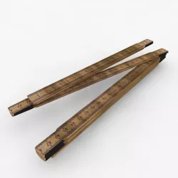 Folding ruler 3D model