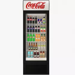 Fridge Coca cola Low-poly  3D model