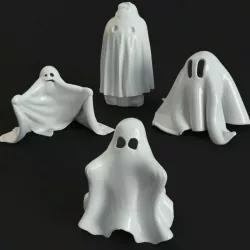 ghosts figure 3D model