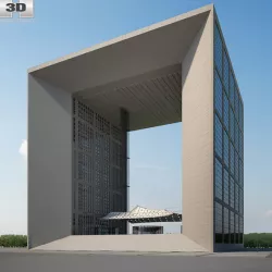 Grande Arche 3D model