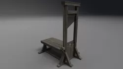 Guillotine PBR 3D model