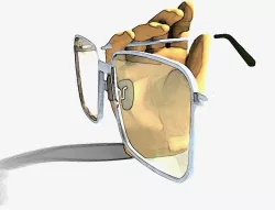 Hand and Glasses