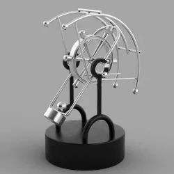 Kinetic desk sculpture 3D model