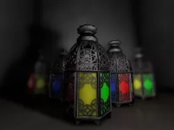 lantern arabic fanos 3D model