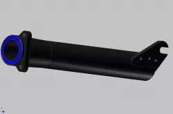 Left fork leg bicycle fork 2012-1