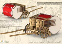 Leonardo da Vinci Mechanical Drum 