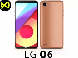 LG Q6 Terra Gold 3D model