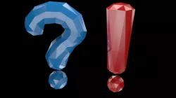 Low poly punctuation marks Low-poly  3D model