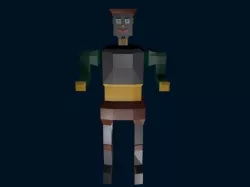 Low poly robot Low-poly  3D model