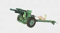 M2A1 - howitzer 105mm 3D model