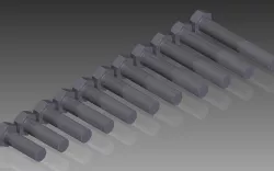 M33 DIN 931 (Partially Threaded) M6S Hexagon Head Bolts