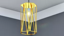 Modern Triangle Light Pendant 3D model