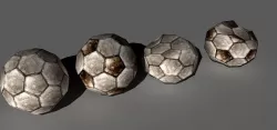 Old Ball Low-poly  3D model